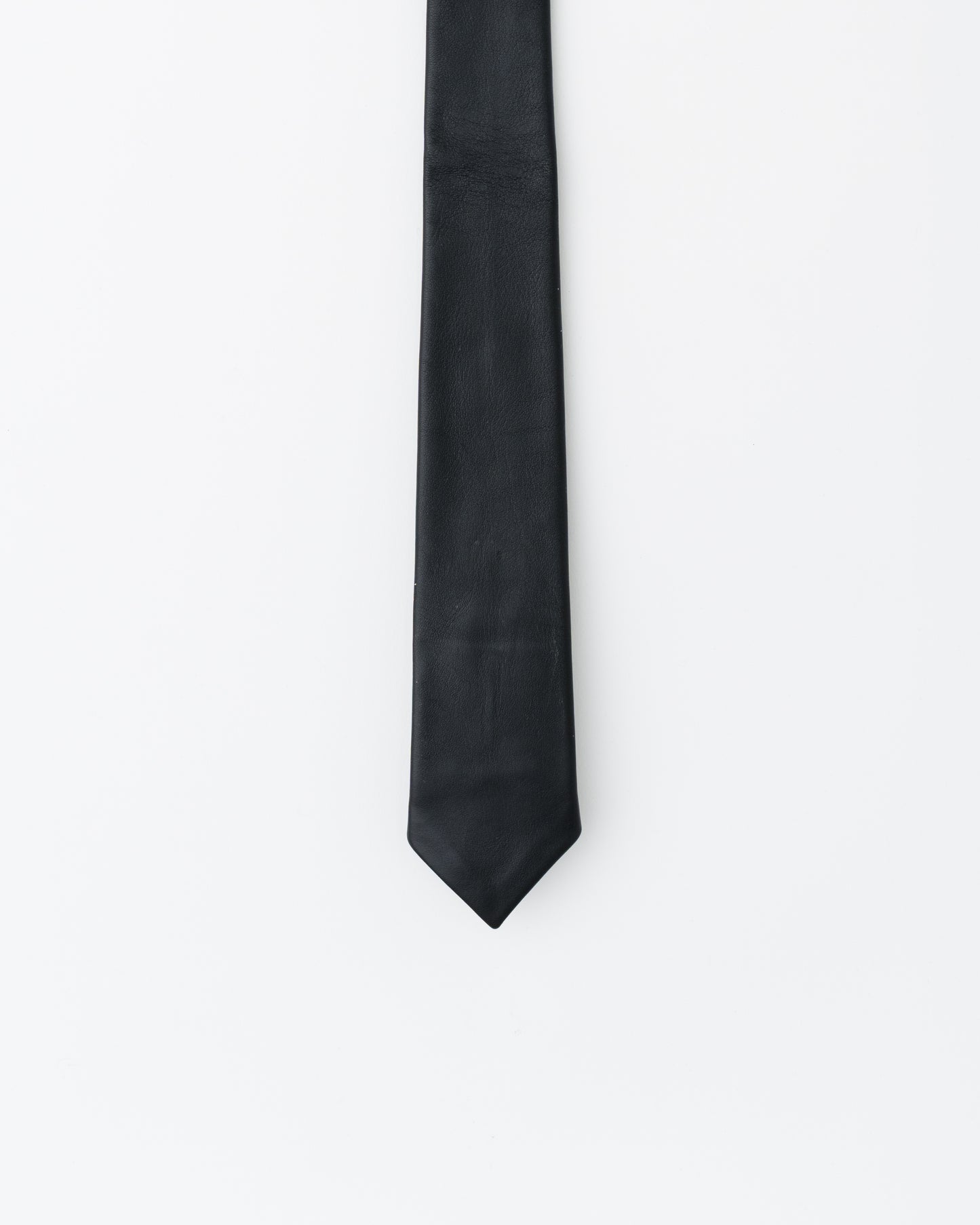 Black Leather Tie