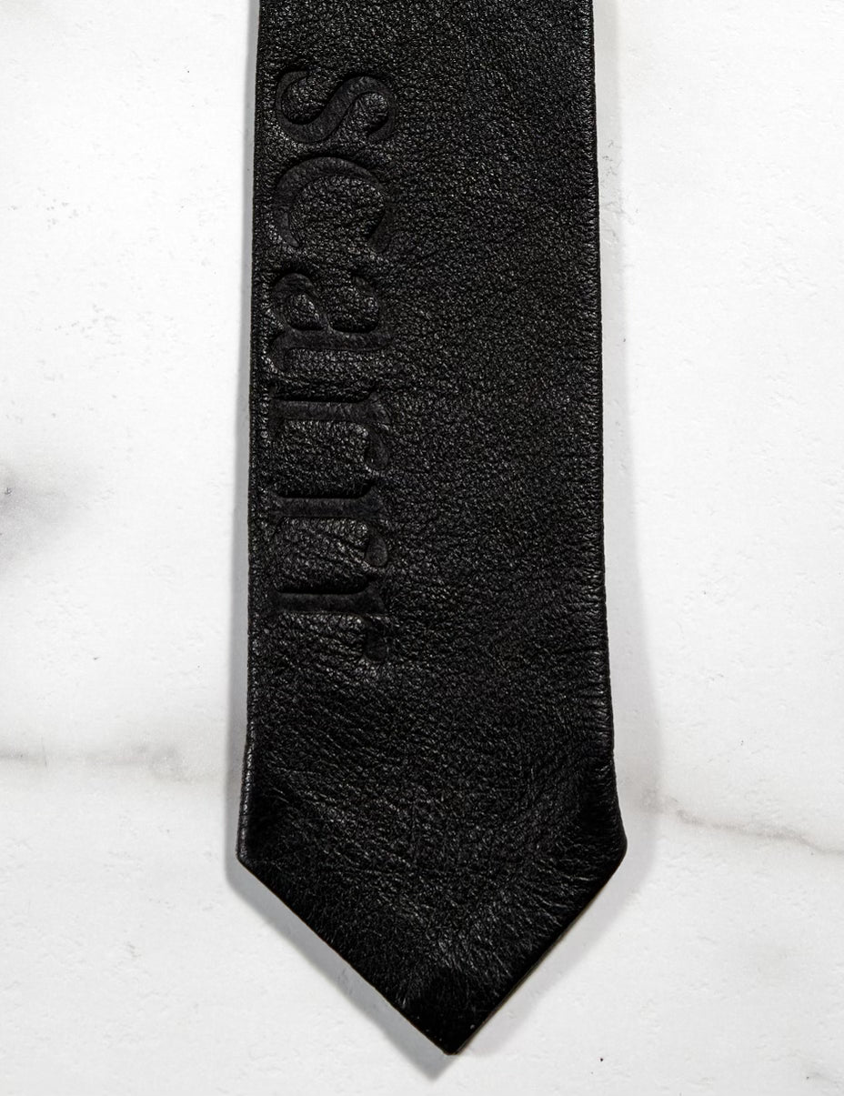 Handmade Leather Tie